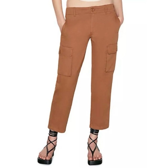 Frame Denim Relaxed Fit Utility Pants in Washed Latte, size 26 - Picture 5 of 16